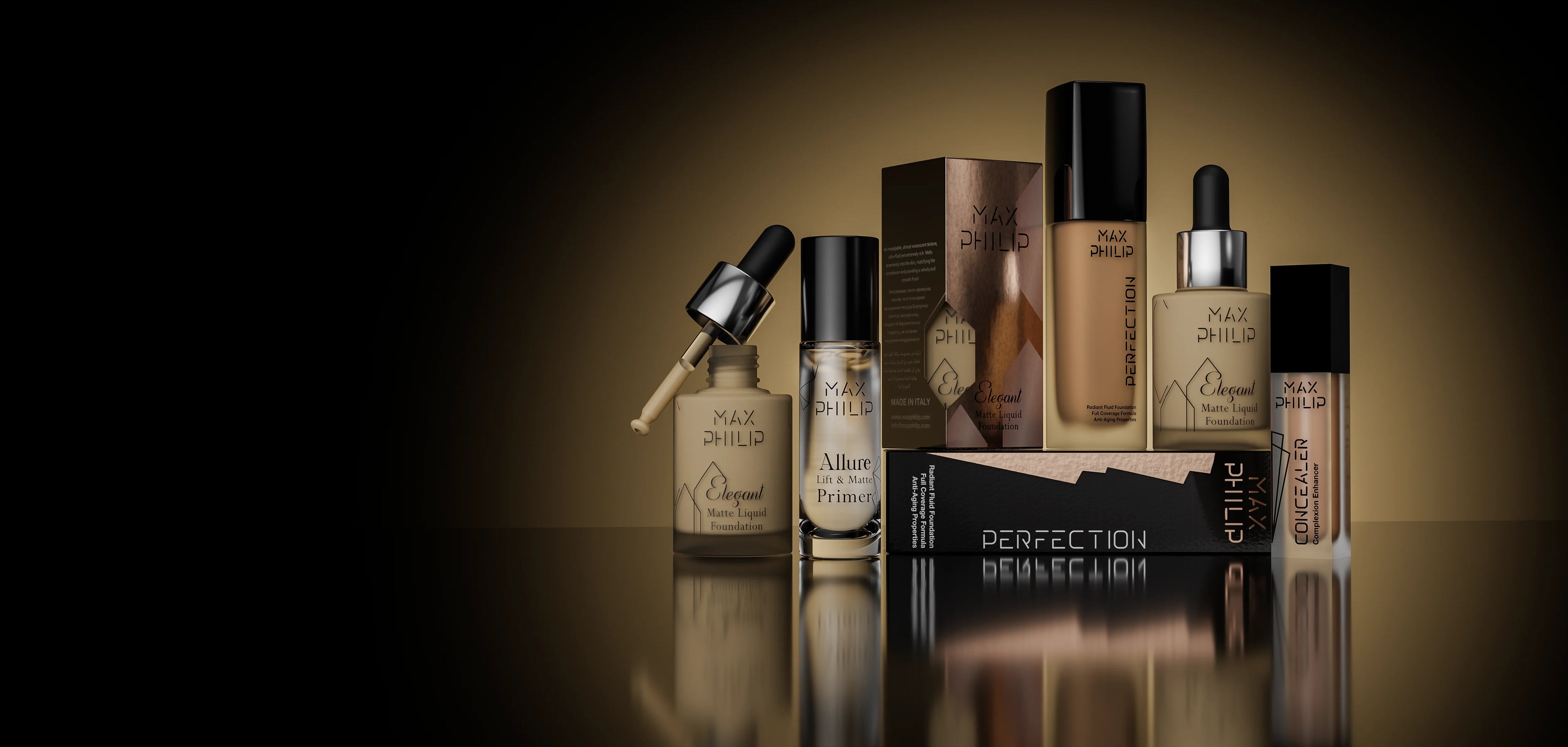 max philip cosmetics banner